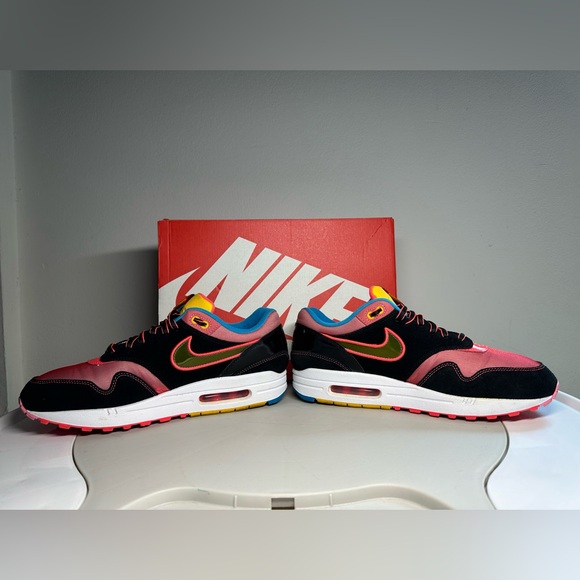RARE NIKE MEN’S AIR MAX 1 SE THE CHINA TOWN NEW YORK 2020 SIZE 10 - Picture 9 of 12